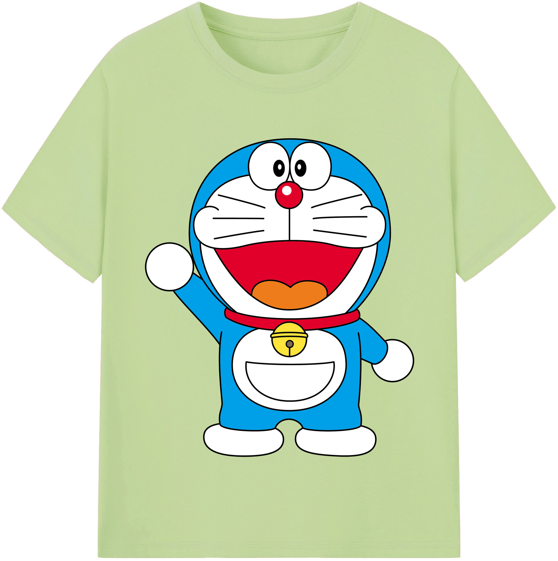 （画像用） ドラえもん Doraemon 綿100％半袖Tシャツ（フロントプリント）